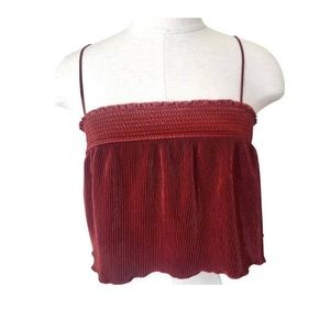 Out from Under  orange UO crop top SP